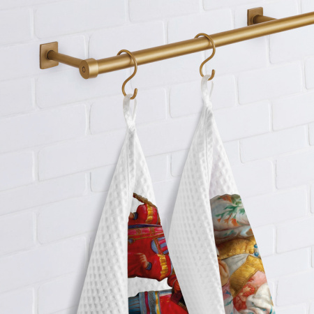 Набор полотенец вафельных Вечерняя Русь "Федоскино" 40х70